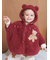 【HOLIDAY】【BABY】ジェラートスノーベアジャガードポンチョ