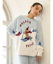 【HOLIDAY】スキーベアジャガードプルオーバー