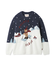 【HOLIDAY】スキーベアジャガードプルオーバー