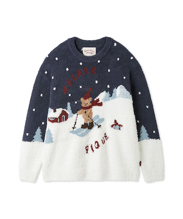 【HOLIDAY】スキーベアジャガードプルオーバー