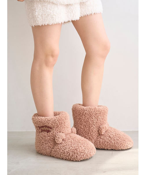 【Sleep】【HOLIDAY】 ベア ルームブーツ