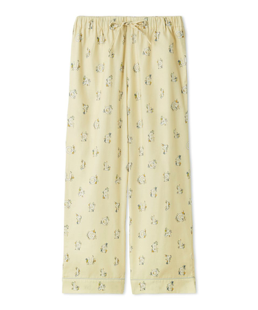 【HOMME】スターロゴ総柄プリントロングパンツ