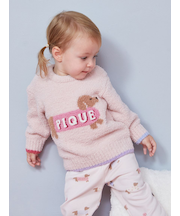 【BABY】ベビモコダックスフンドジャガードプルオーバー