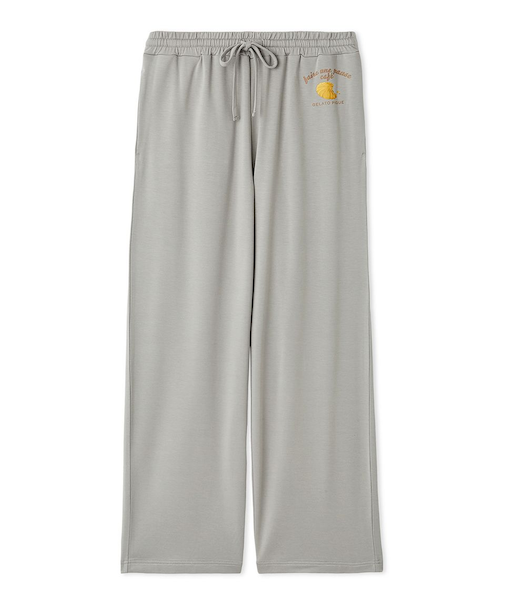 【HOMME】クッキーワンポイントプリントロングパンツ