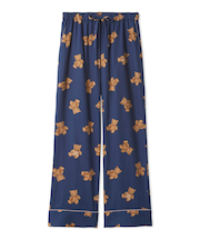 【HOLIDAY】ベア柄ネルロングパンツ