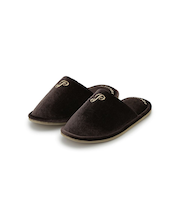 エンブレムモチーフベロアルームシューズ