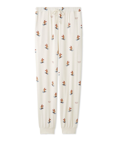 【HOLIDAY】【HOMME】スキーベア柄ロングパンツ