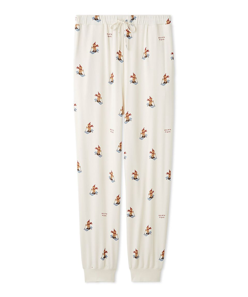 【HOLIDAY】【HOMME】スキーベア柄ロングパンツ