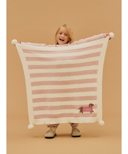 【KIDS】ベビモコダックスフンドブランケット