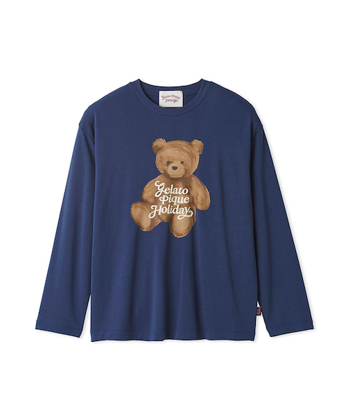 【HOLIDAY】【HOMME】ベアワンポイントロンT