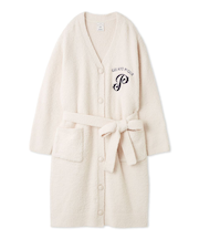 パウダーエンブレムモチーフロングカーディガン