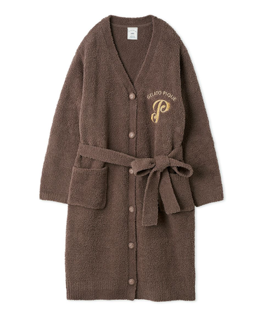 パウダーエンブレムモチーフロングカーディガン