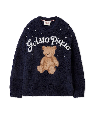 【HOLIDAY】【HOMME】ジェラートスノーベアジャガードプルオーバー