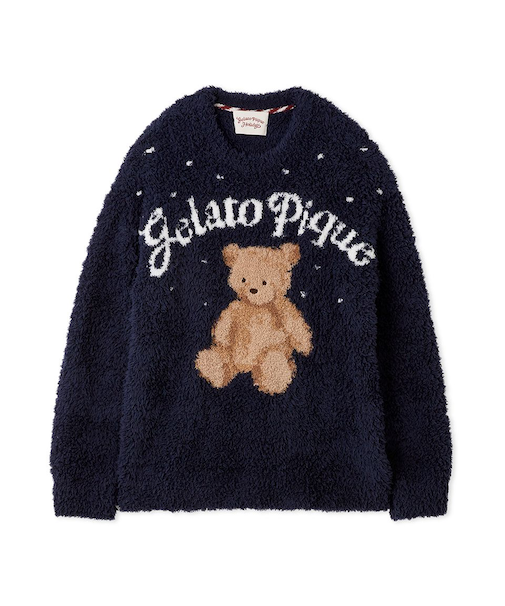 【HOLIDAY】【HOMME】ジェラートスノーベアジャガードプルオーバー