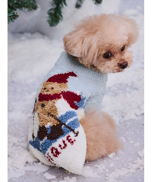 【HOLIDAY】【CAT&DOG】スキーベアジャガードプルオーバー