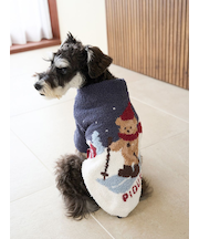 【HOLIDAY】【CAT&DOG】スキーベアジャガードプルオーバー