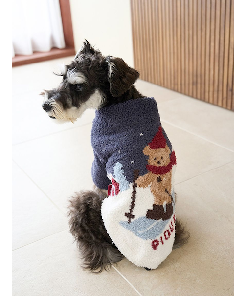 【HOLIDAY】【CAT&DOG】スキーベアジャガードプルオーバー