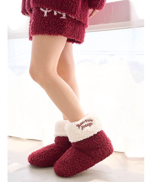 【Sleep】【HOLIDAY】 サンタ ルームブーツ