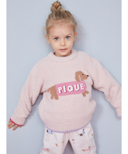 【KIDS】ベビモコダックスフンドジャガードプルオーバー