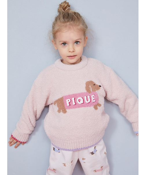 【KIDS】ベビモコダックスフンドジャガードプルオーバー