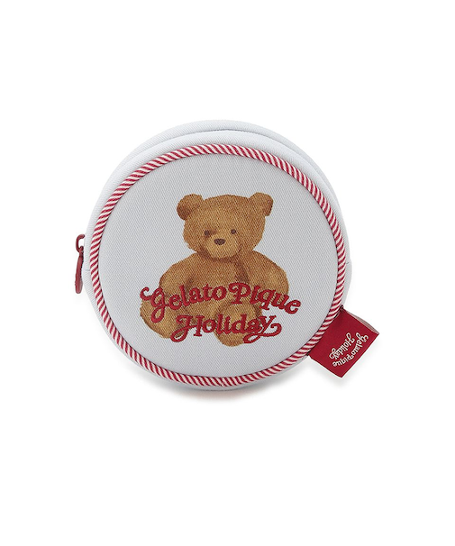 【HOLIDAY】ベア丸型ポーチ