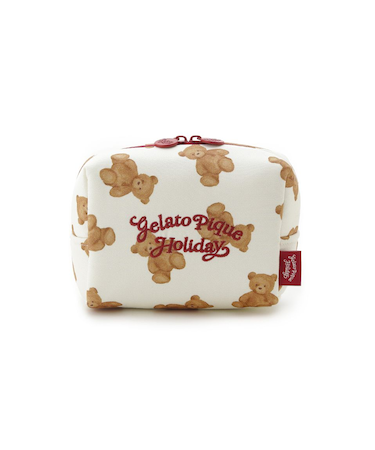 【HOLIDAY】ベア総柄ポーチ