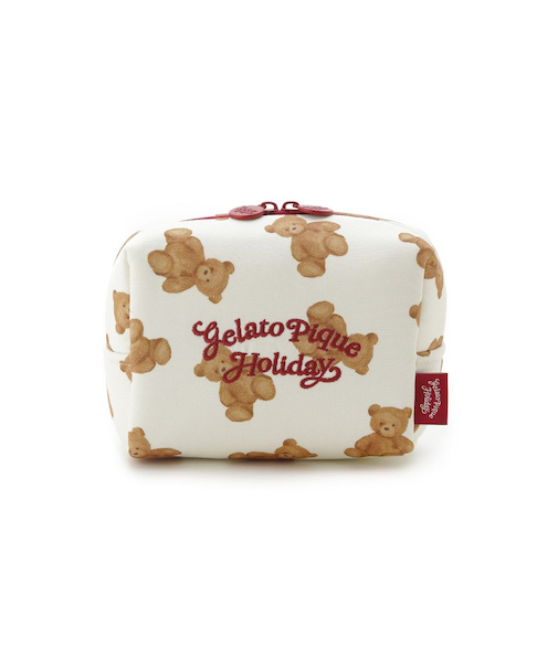 【HOLIDAY】ベア総柄ポーチ