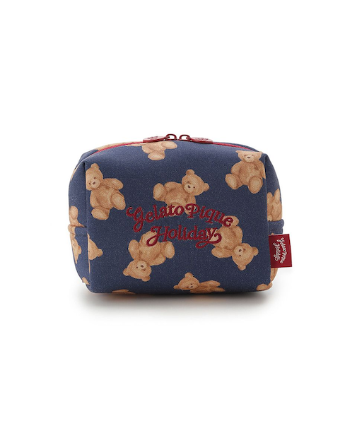 【HOLIDAY】ベア総柄ポーチ