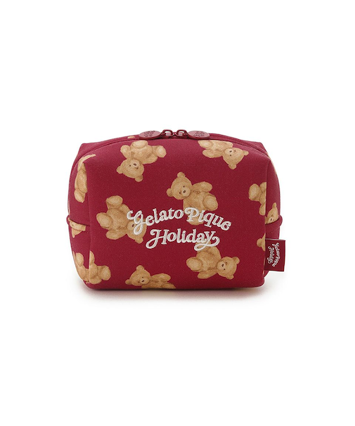 【HOLIDAY】ベア総柄ポーチ