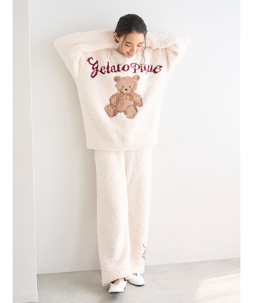 ジェラートスノーベアジャガードロングパンツ レディース HOLIDAY】ジェラートスノーベアジャガードロングパンツ（ルームウェア