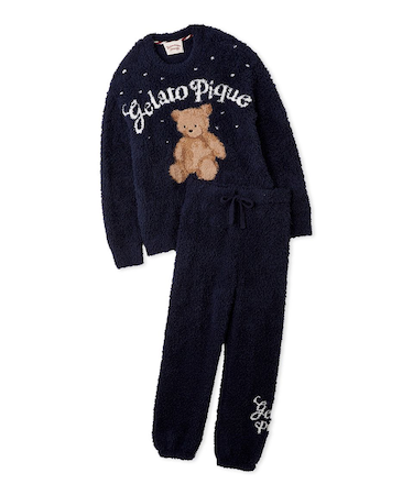 【ONLINE限定】【HOLIDAY】【HOMME】ジェラートスノーベアジャガードプルオーバー&ロングパンツセット