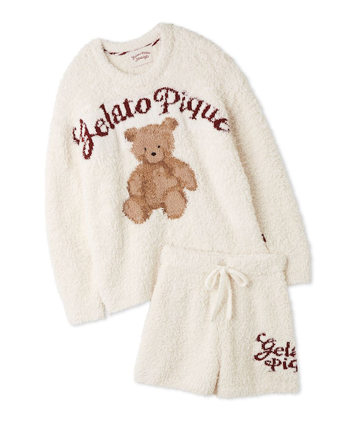 【HOLIDAY】フェザープルオーバー＆ショートパンツ ONLINE限定】【HOLIDAY】ジェラートスノーベアジャガードプルオーバー
