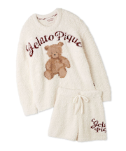 【ONLINE限定】【HOLIDAY】ジェラートスノーベアジャガードプルオーバー&ショートパンツ