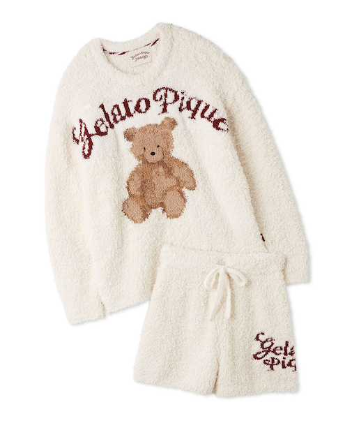 【ONLINE限定】【HOLIDAY】ジェラートスノーベアジャガードプルオーバー&ショートパンツ