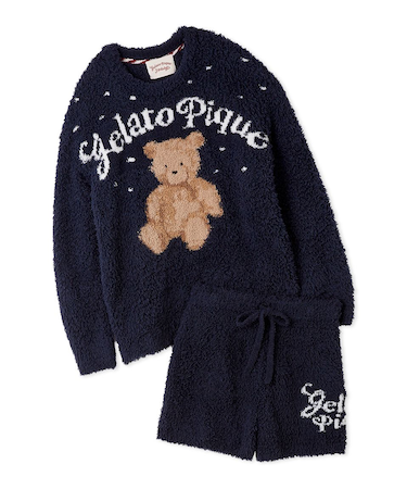 【ONLINE限定】【HOLIDAY】ジェラートスノーベアジャガードプルオーバー&ショートパンツ