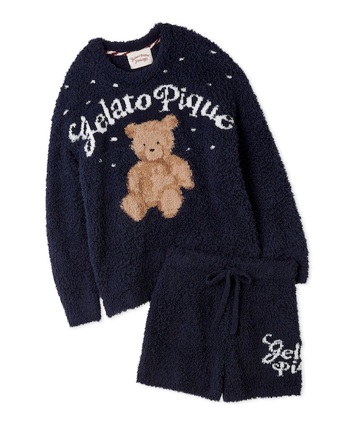 【ONLINE限定】【HOLIDAY】ジェラートスノーベアジャガードプルオーバー&ショートパンツ