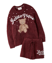 【ONLINE限定】【HOLIDAY】ジェラートスノーベアジャガードプルオーバー&ショートパンツ