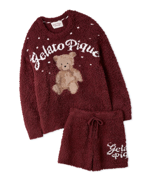 【ONLINE限定】【HOLIDAY】ジェラートスノーベアジャガードプルオーバー&ショートパンツ