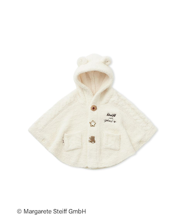 【Steiff】【BABY】パウダージャガードポンチョ