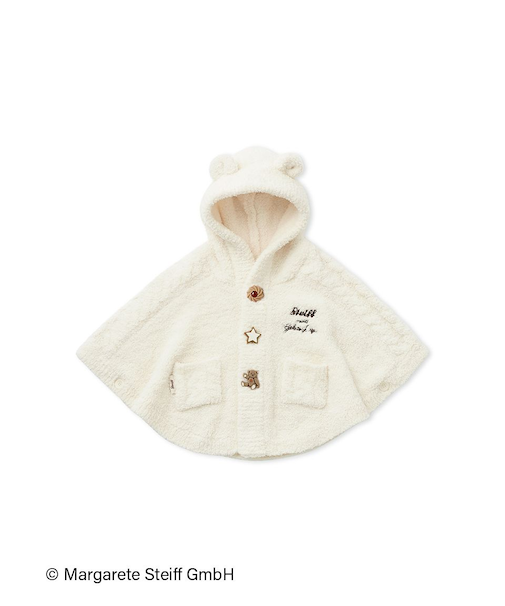 【Steiff】【BABY】パウダージャガードポンチョ