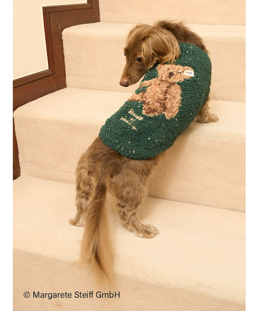 【Steiff】【CAT&DOG】ハイネックプルオーバー