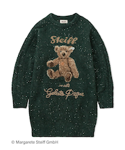 【Steiff】パウダーネップジャガードワンピース