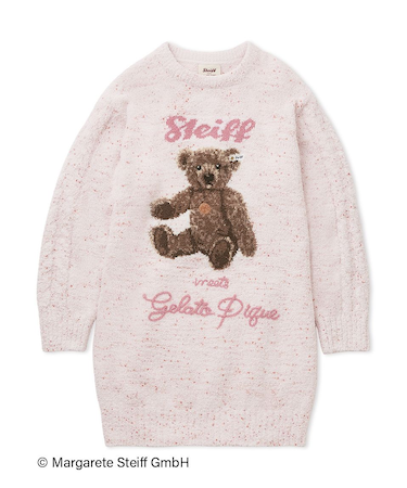 【Steiff】パウダーネップジャガードワンピース