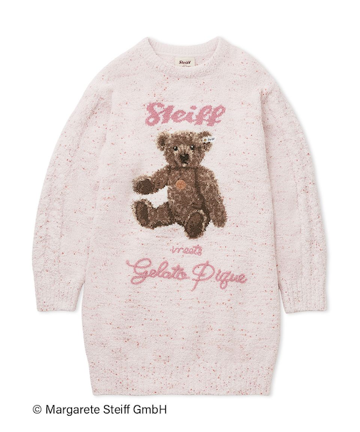 【Steiff】パウダーネップジャガードワンピース