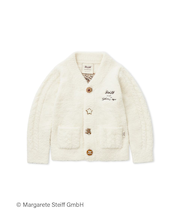 【Steiff】【KIDS】パウダージャガードカーディガン