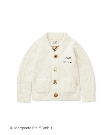 【Steiff】【KIDS】パウダージャガードカーディガン