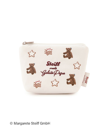 【Steiff】総柄ティッシュポーチ