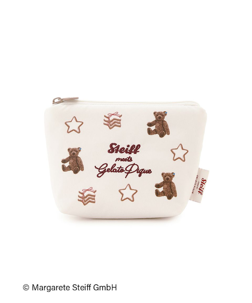 【Steiff】総柄ティッシュポーチ