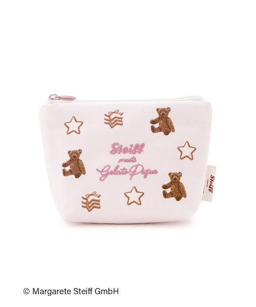 【Steiff】総柄ティッシュポーチ