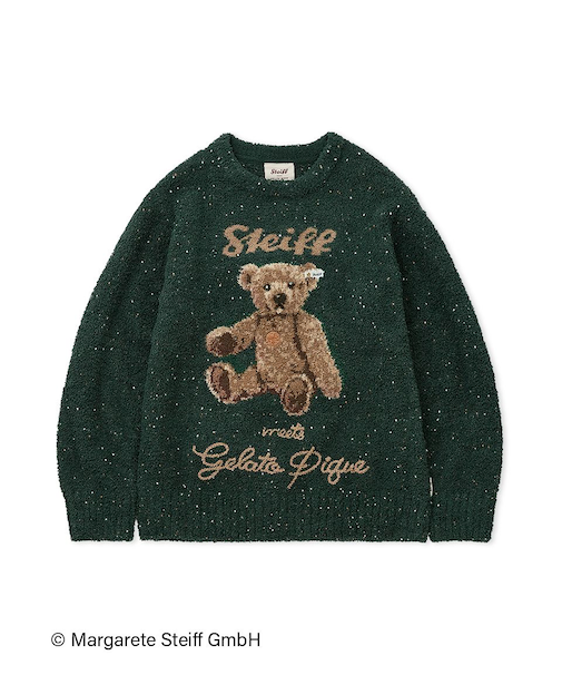 【Steiff】パウダーネップジャガードプルオーバー
